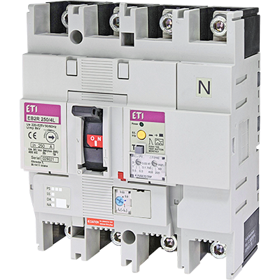 Moulded case circuit breakers with residual protection