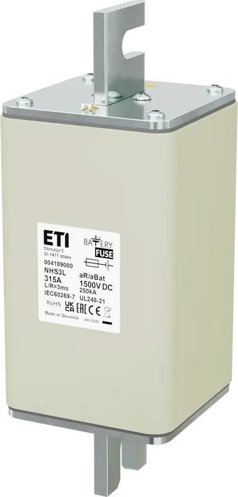 Image of NHS3L aR/aBat 315A/1500V DC AL