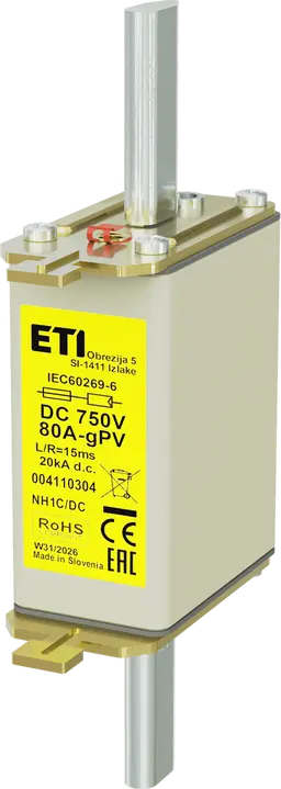 Image of *NH1C gPV 80A/750V DC