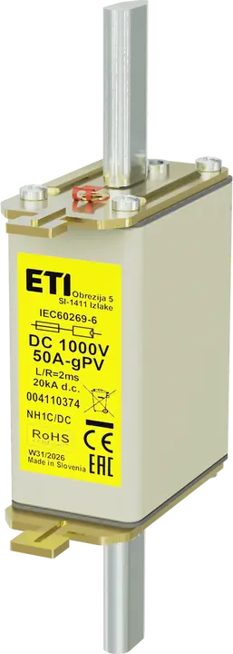 Image of NH1C gPV 50A/1000V DC