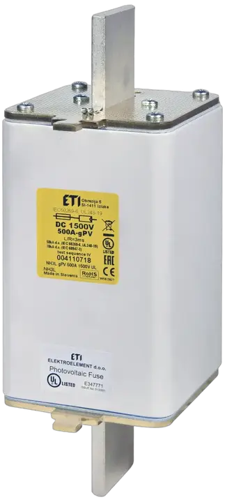 Image of NH3L gPV 450A/1500V DC UL