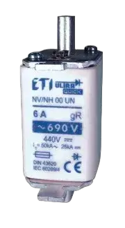 Image of NH0 UQ gR 25A/690V